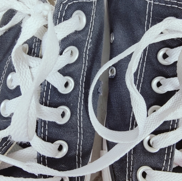 Converse Chuck Taylor All Star Black Canvas Low Sneakers, 7(M) 9(W) - Picture 9 of 13